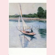 Sailing boat at the Seine near Argenteuil